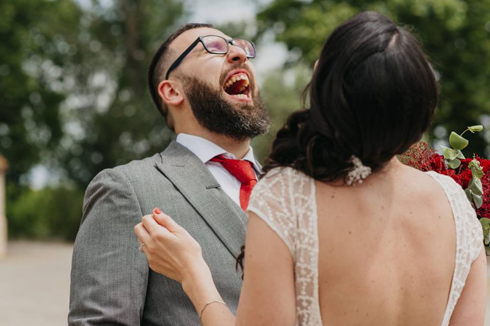 Detalles de sillon de novios