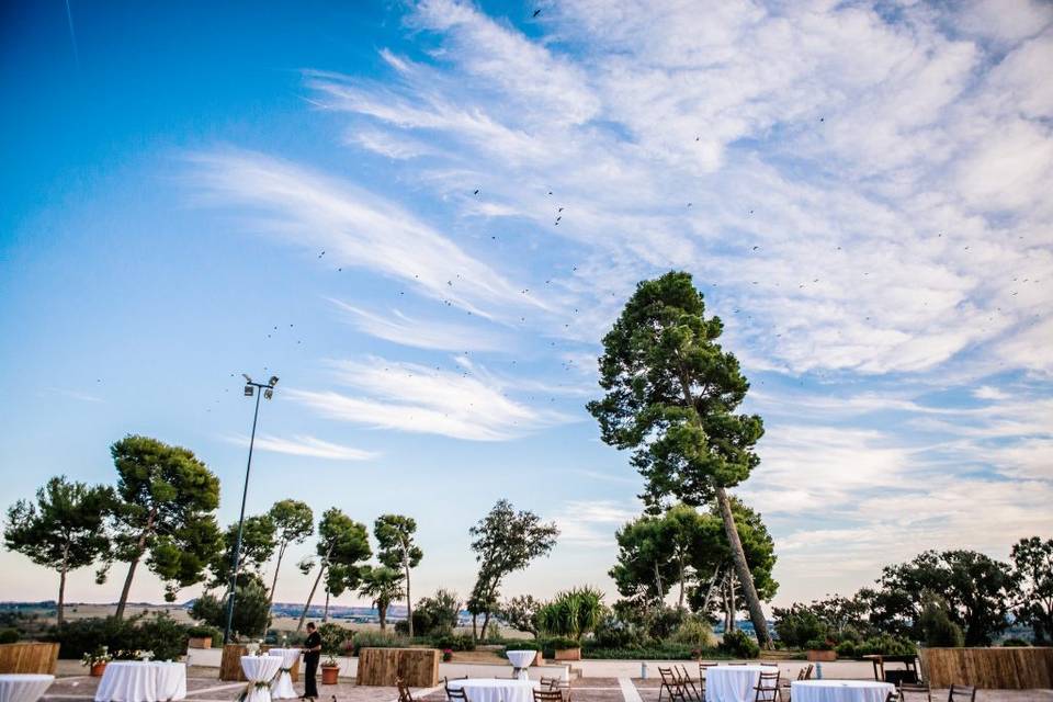 Banquete en la plaza