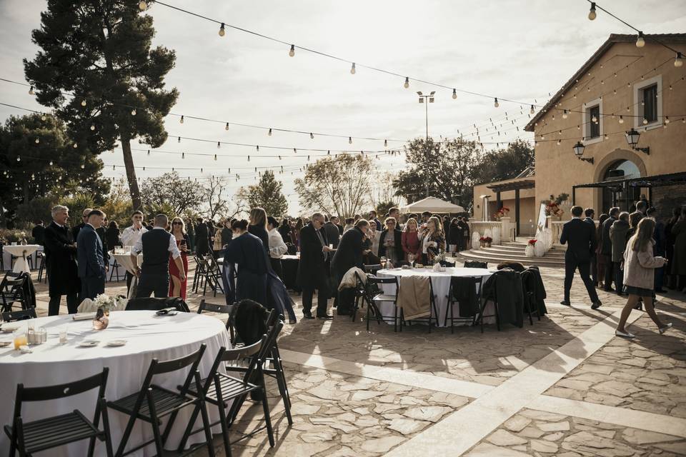 Aperitivo en la plaza