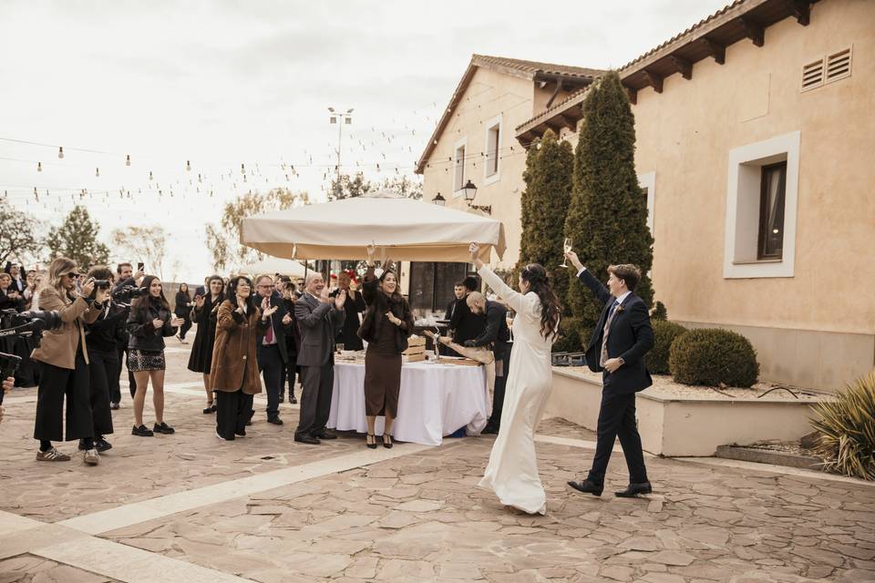 Aperitivo en la plaza