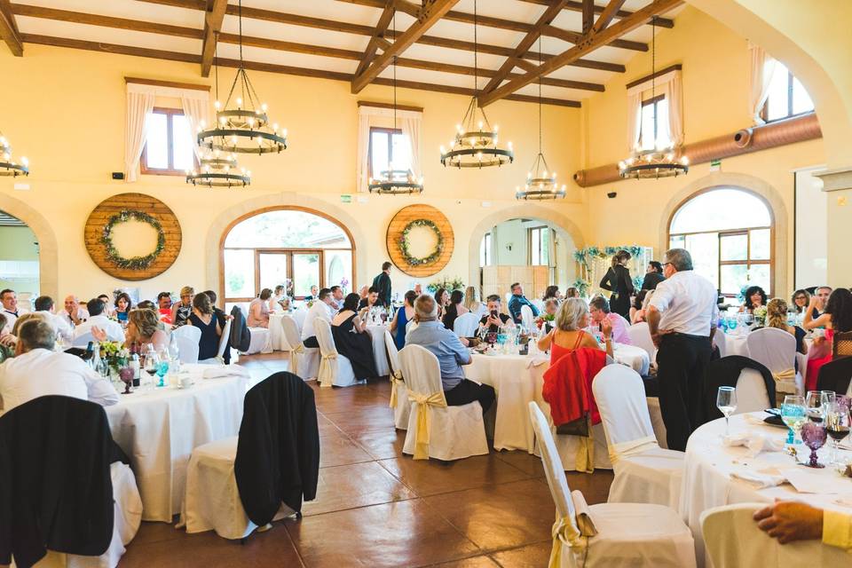 Banquete en el salón