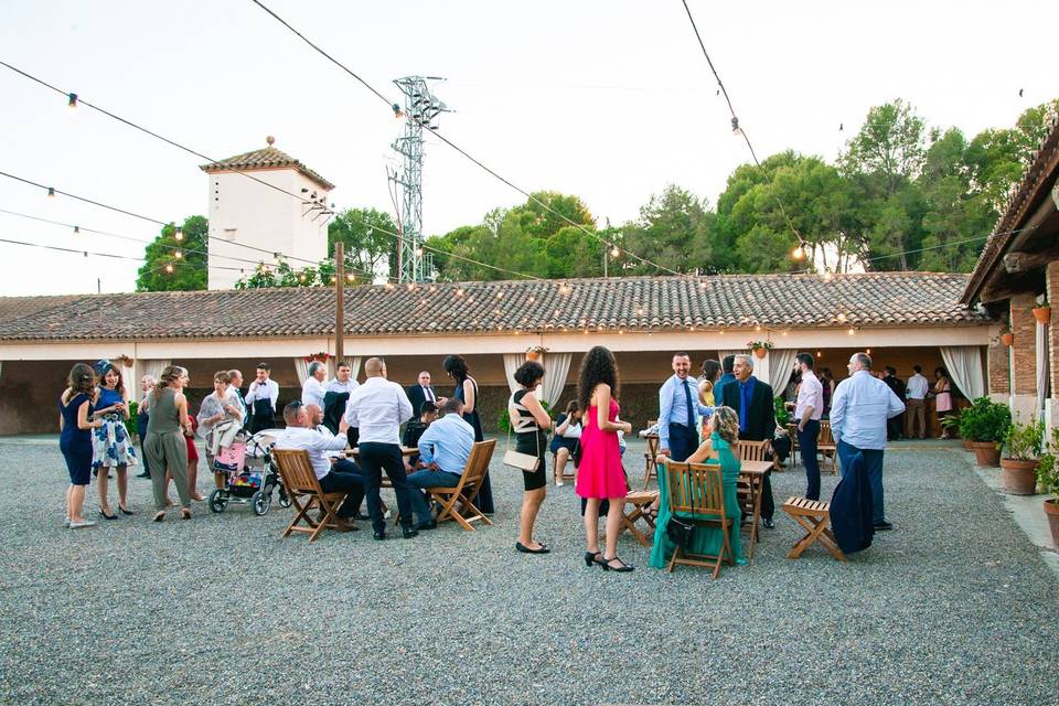 Aperitivo en los porches