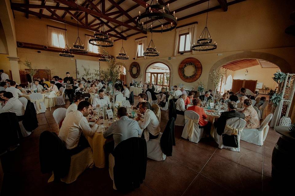 Banquete en el salón