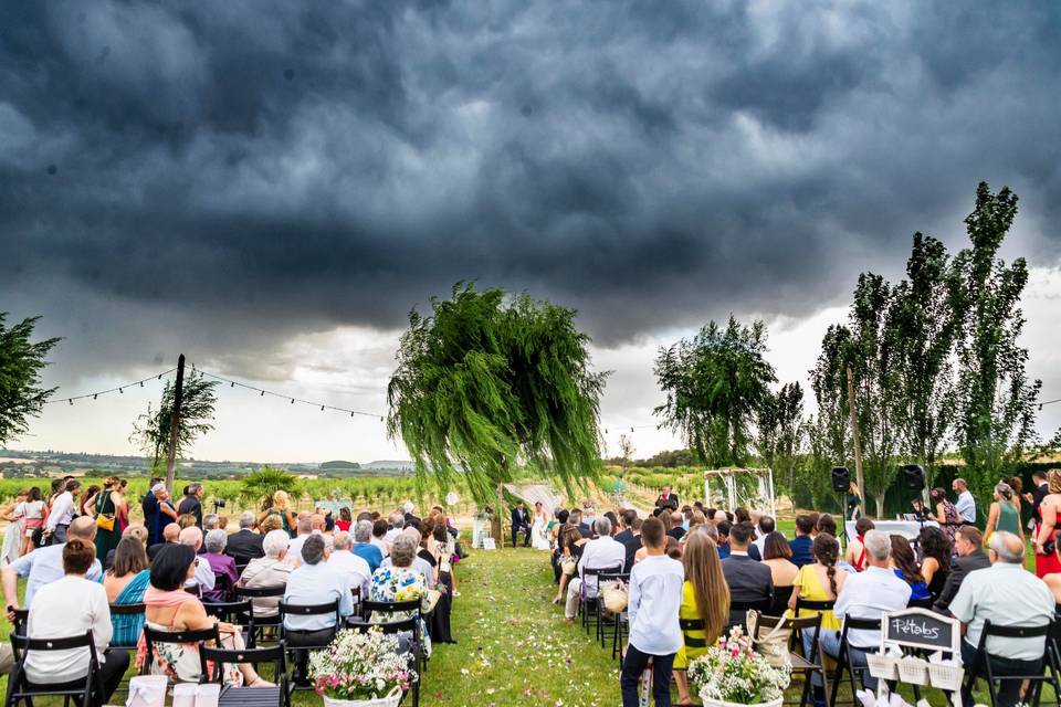 Ceremonia civil al aire libre