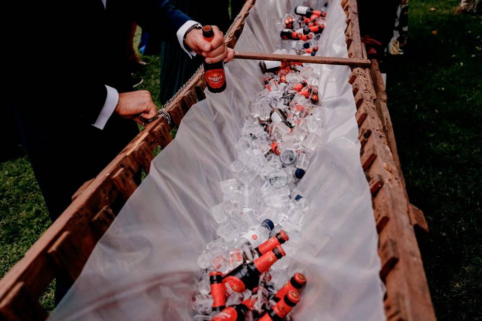 Un refresco para la ceremonia