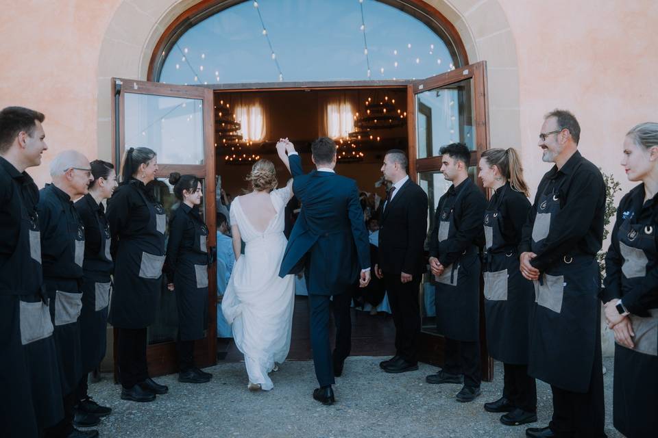 Entrada de los novios