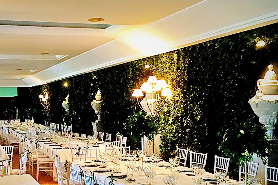 Detalle de mesa de boda