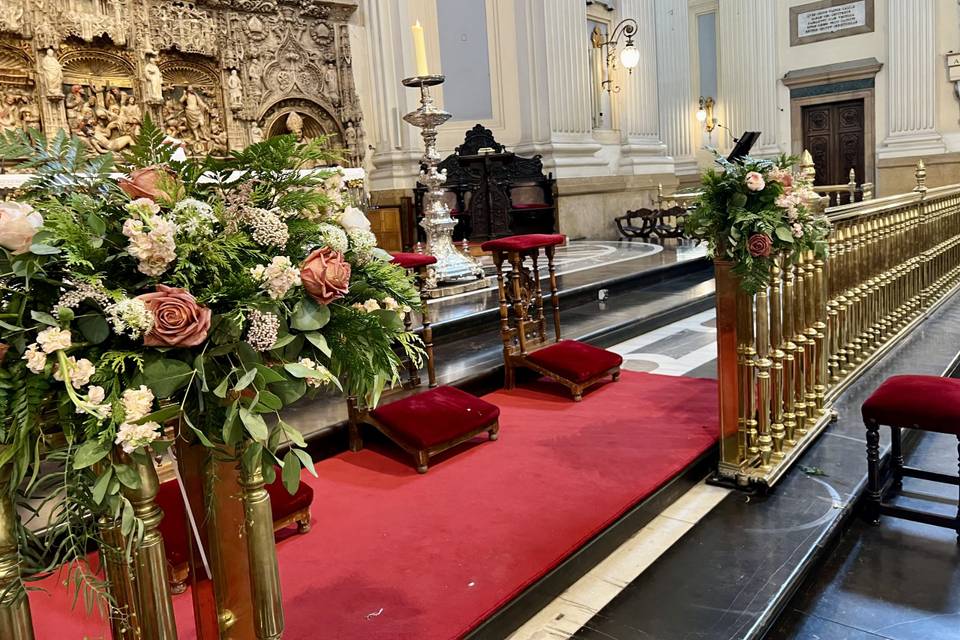 Arreglos florales iglesia