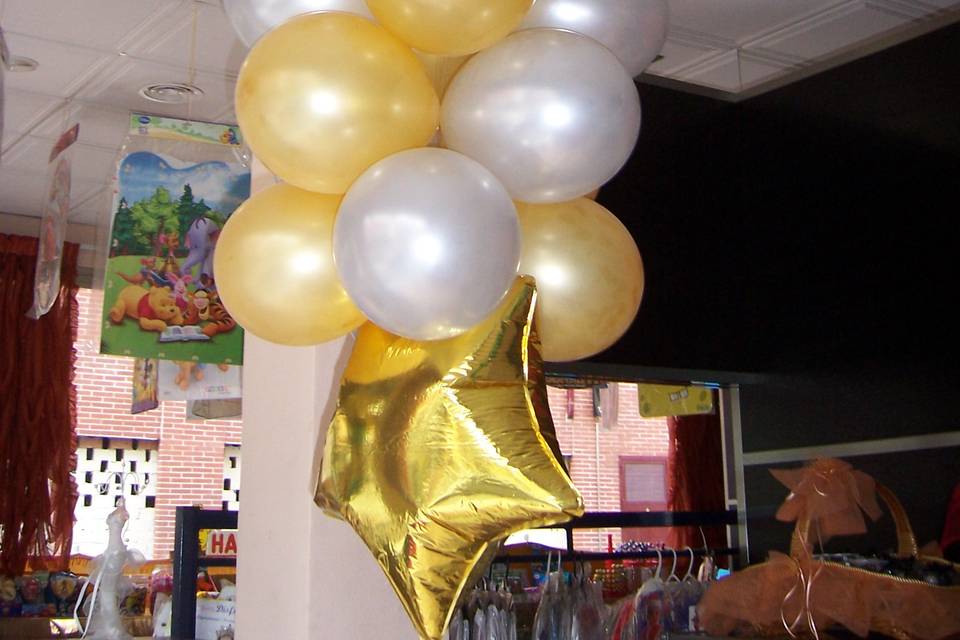 Decoración con globos