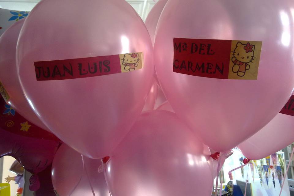 Globos personalizados