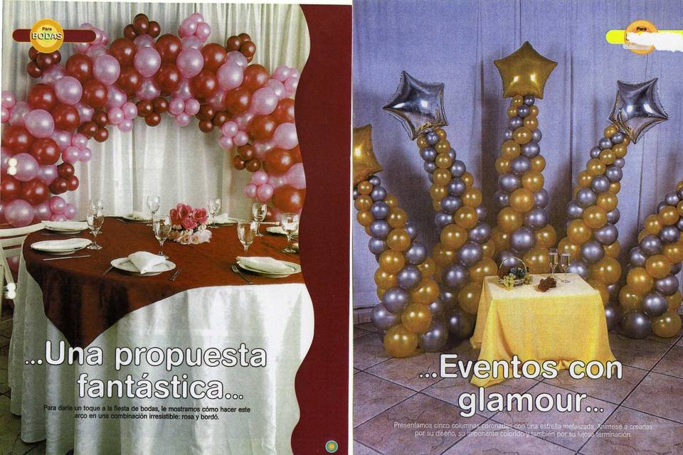 Decoración con globos