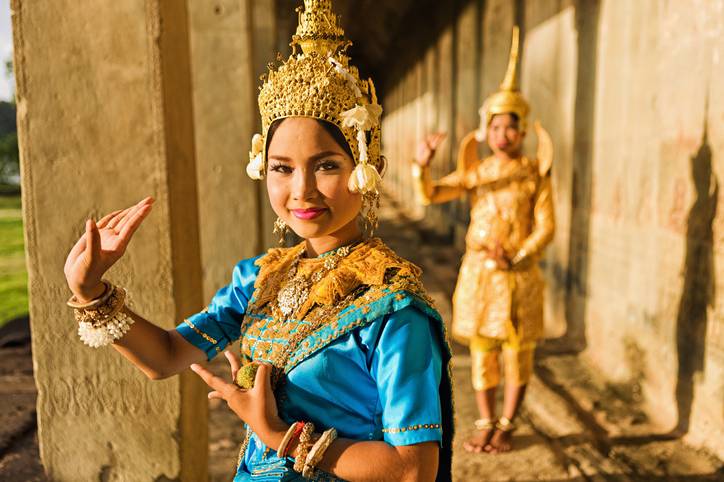 Bailarinas en Angkor Wat