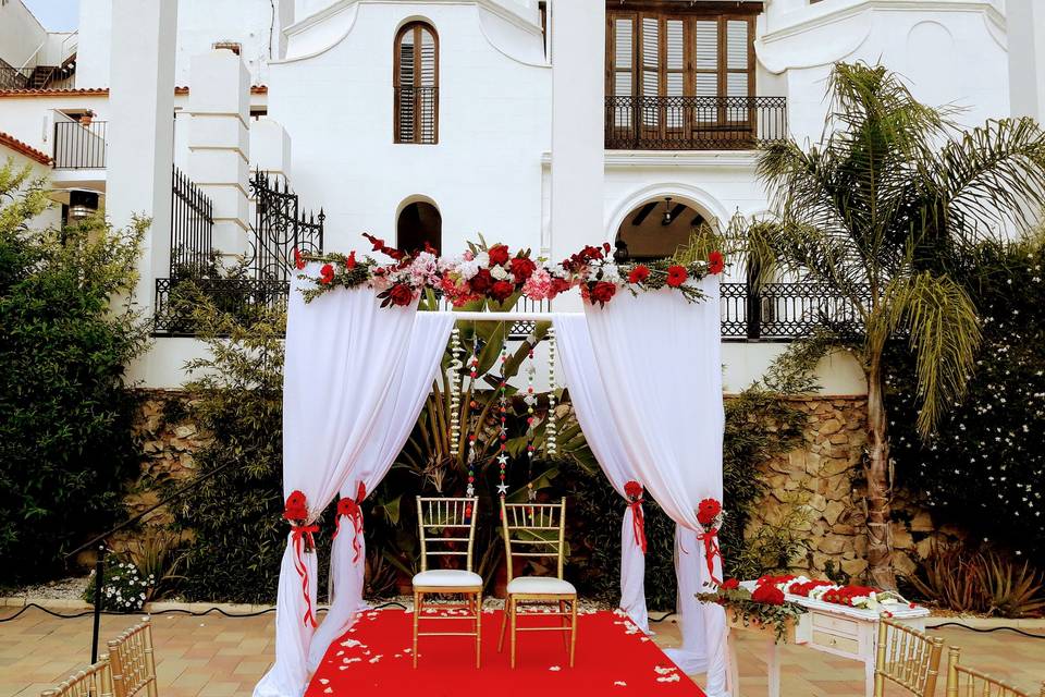 Decoración de ceremonia