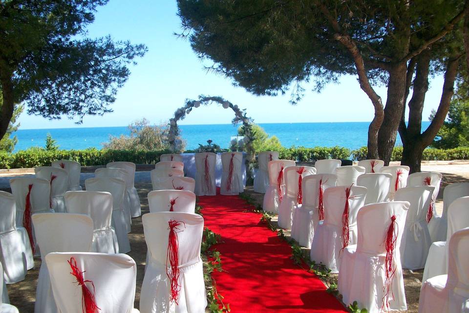 Ceremonia en la playa