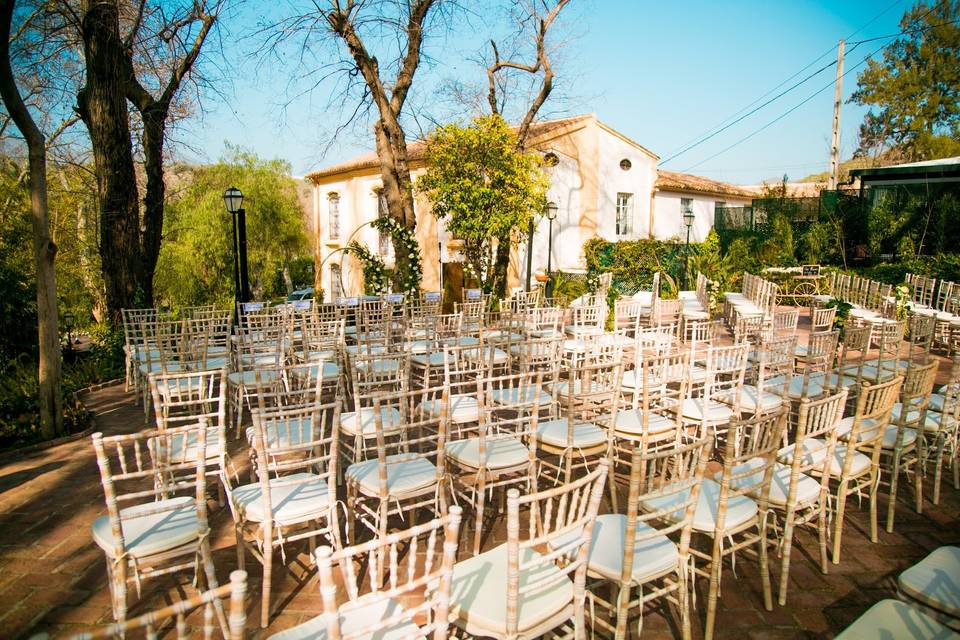 Ceremonia en el jardín