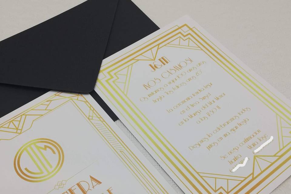 Invitación Gatsby