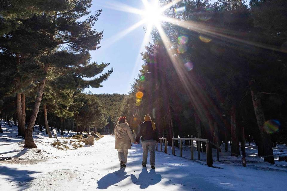 Paseo por la nieve