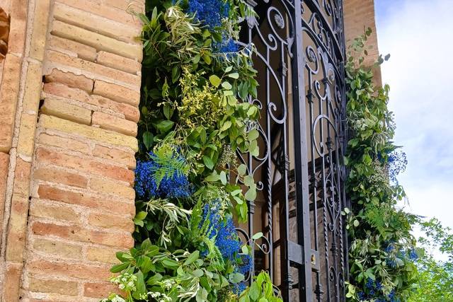 Decoración Entrada boda