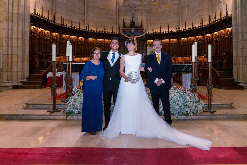 Novios y padrinos