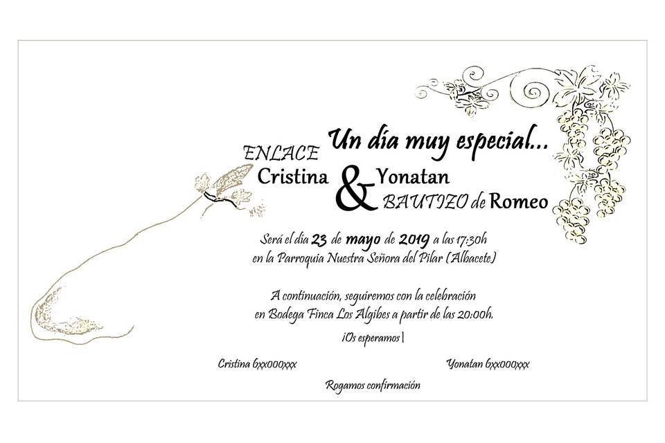 Invitaciones personalizadas