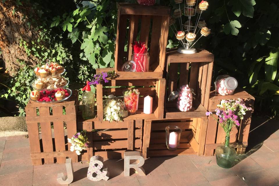 Candy bar rustic Chic