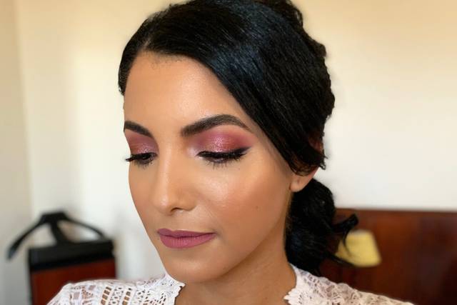 Maquillaje de Novia Glam