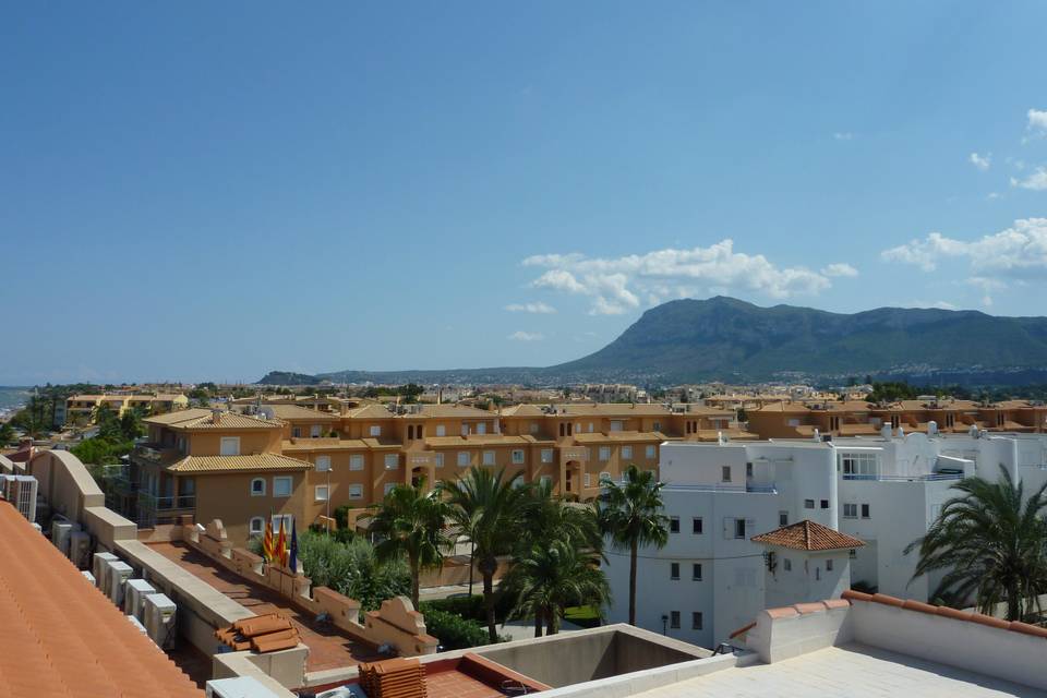 Playa y montaña