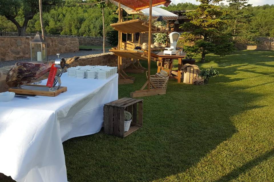 Zona para el aperitivo