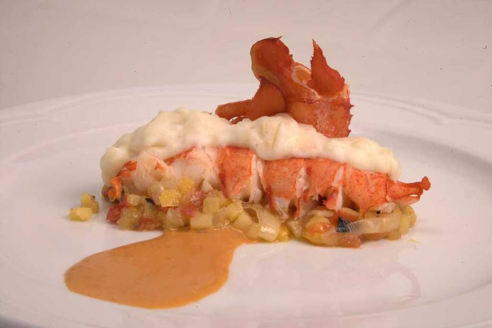 Bogavante con parmentiere