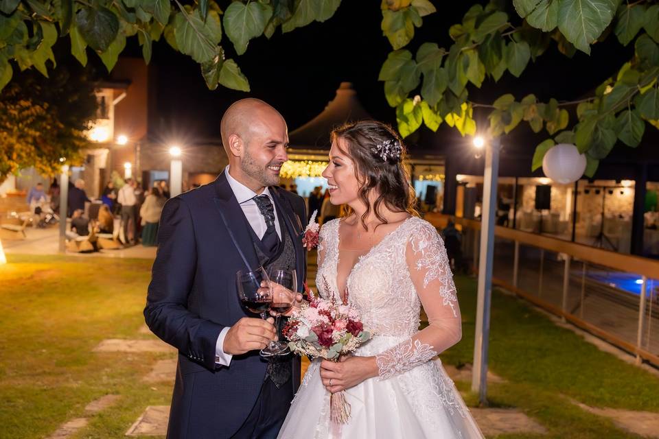 Novios en el aperitivo