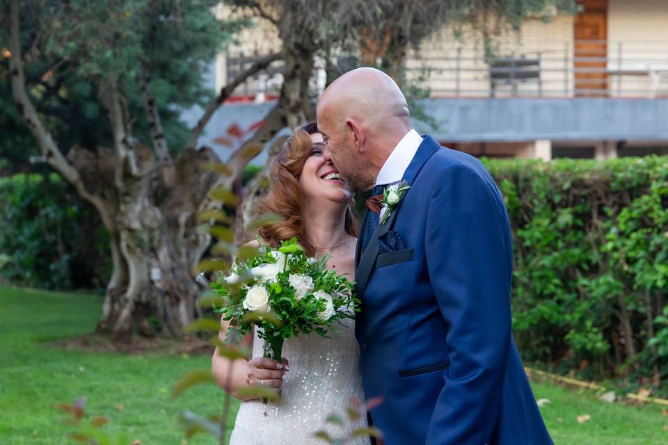 Beso romántico