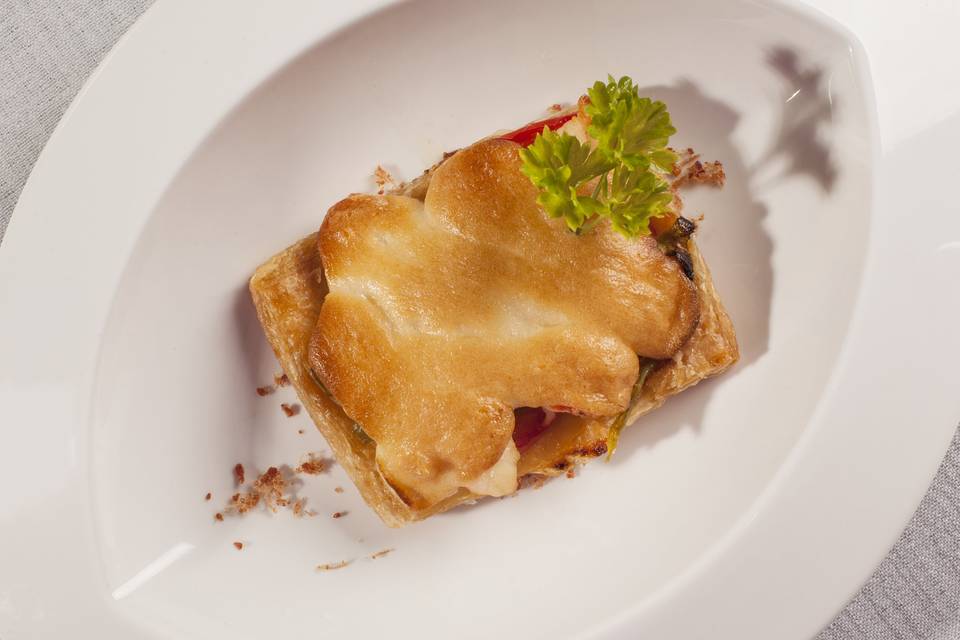 Tosta de langostino