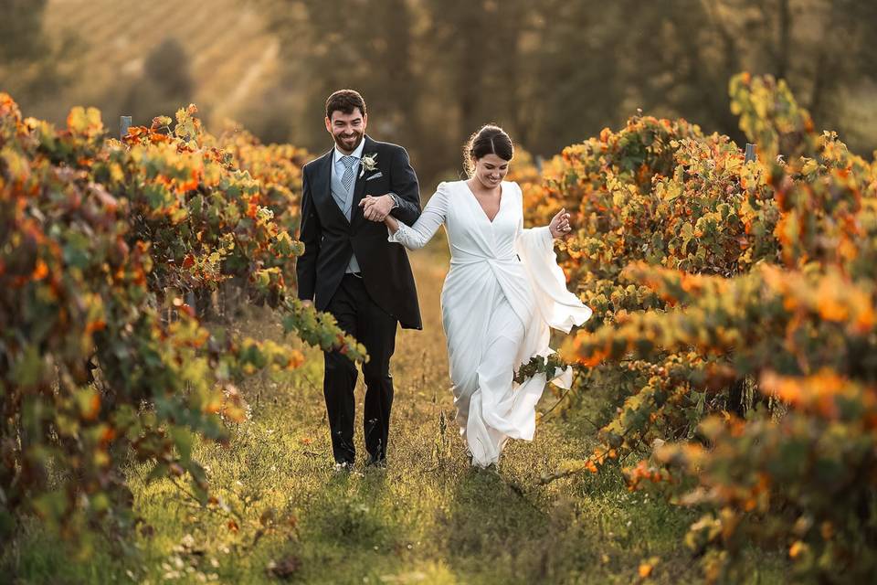 Boda en los viñedos
