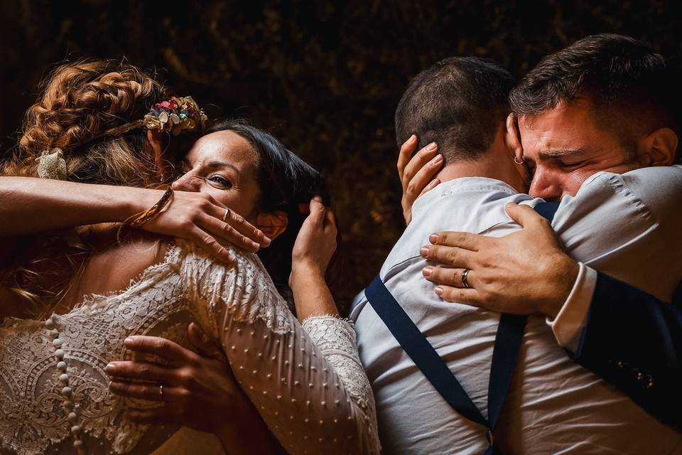 Boda emocionante