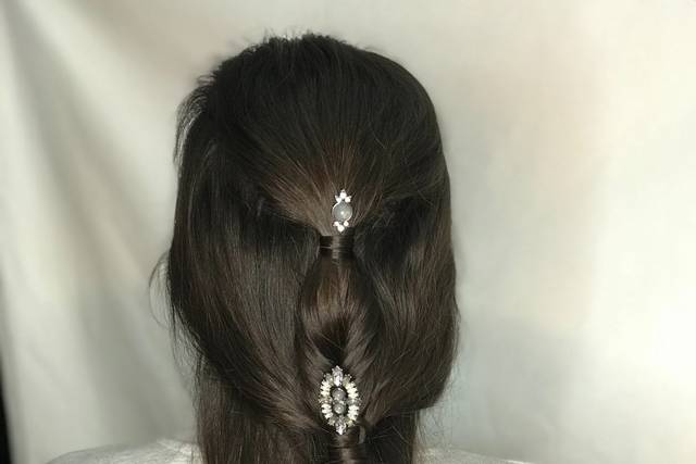Recogido con trenza