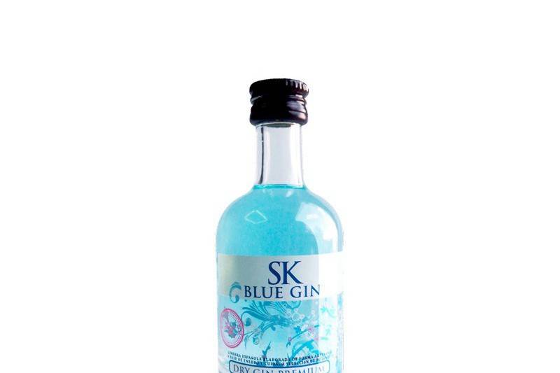 Botella Ginebra SK Blue