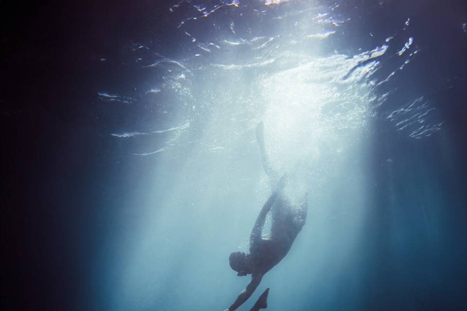 Sesión bajo el agua