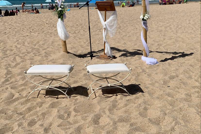 Ceremonia en la playa