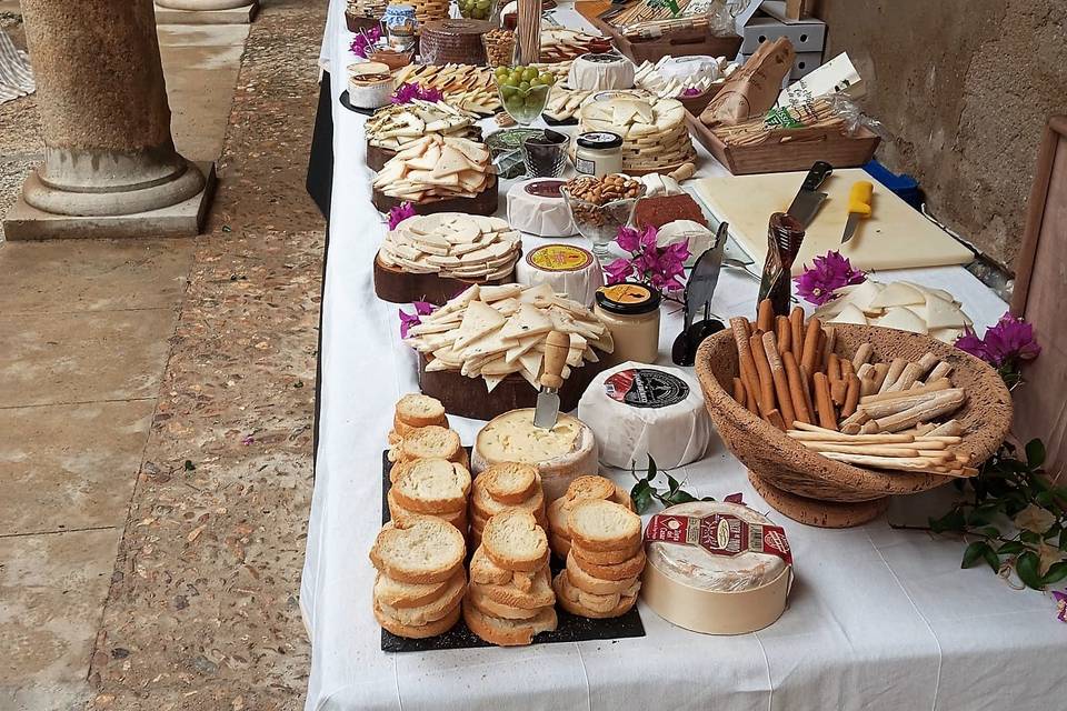 Mesa de queso Boda