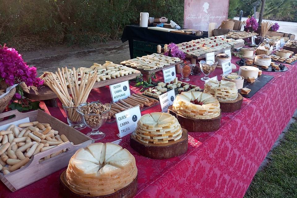 Mesa de quesos Boda