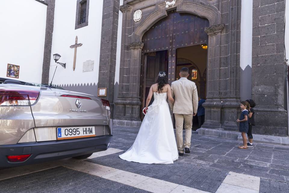 Entrada de la novia en Vegueta