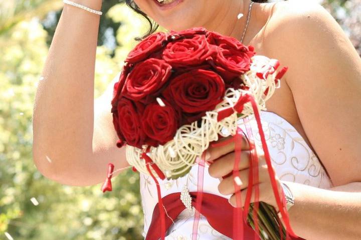 Bouquet de rosas rojas