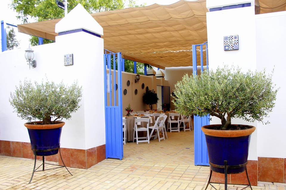 Montaje zona exterior eventos