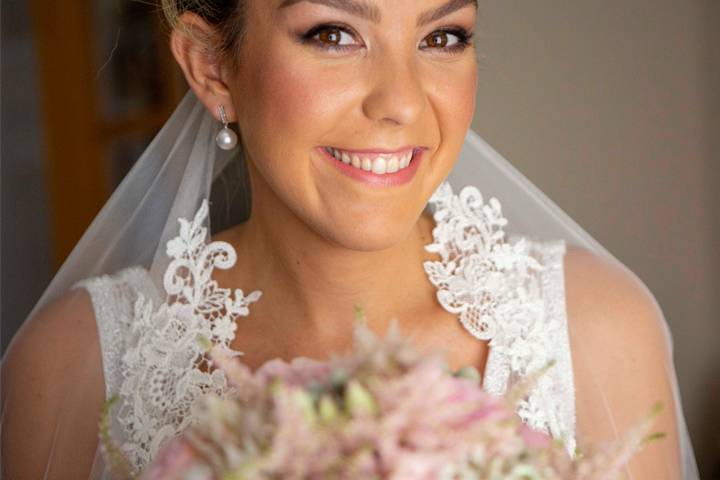 Maquillaje tonos rosas