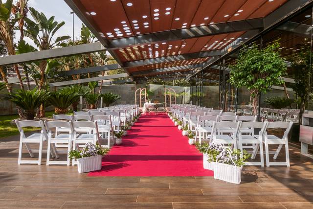Ceremonia en terraza