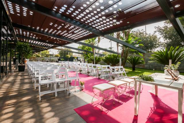 Ceremonia en terraza