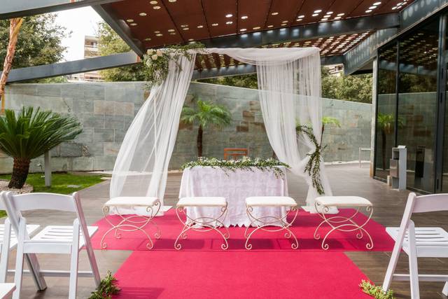 Ceremonia en terraza