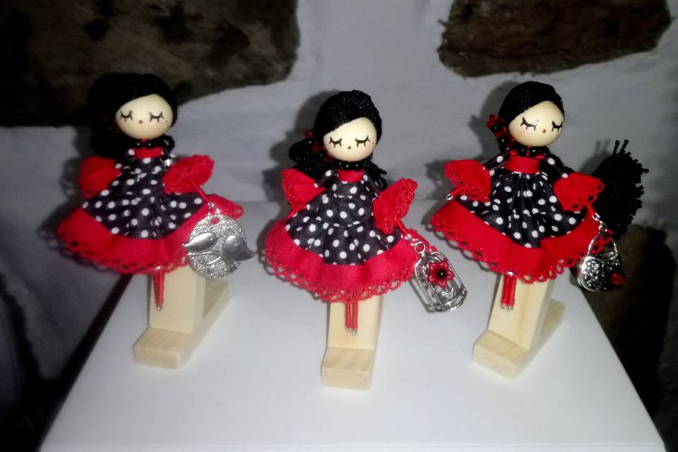 Broche de flamenca