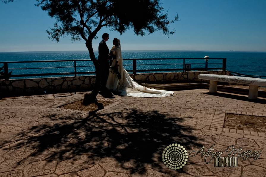 Exteriores de boda en Torre del Mar