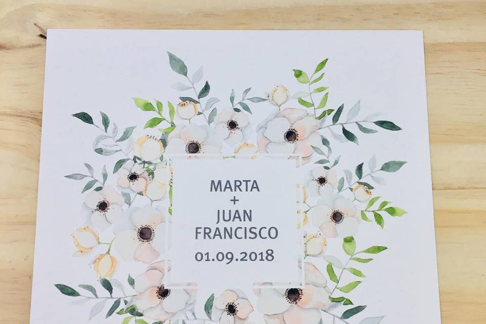 Invitación floral